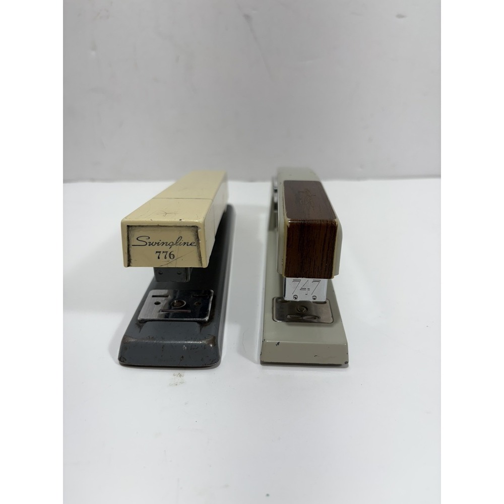 Lot Of 2 Vintage Swingline Staplers‎ 747 & 776 Metal Stapler  Made In USA